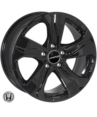 Replica Honda TL5044NW GlossBLACK R17 W7.5 PCD5x114.3 ET45.0 DIA64.1